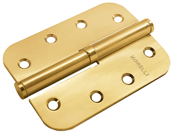 Петля карточная разъемная MSND-C 100X70X2.5 SG L с подшипником стальная левая, врезная, цвет матовое золото фото купить Краснодар