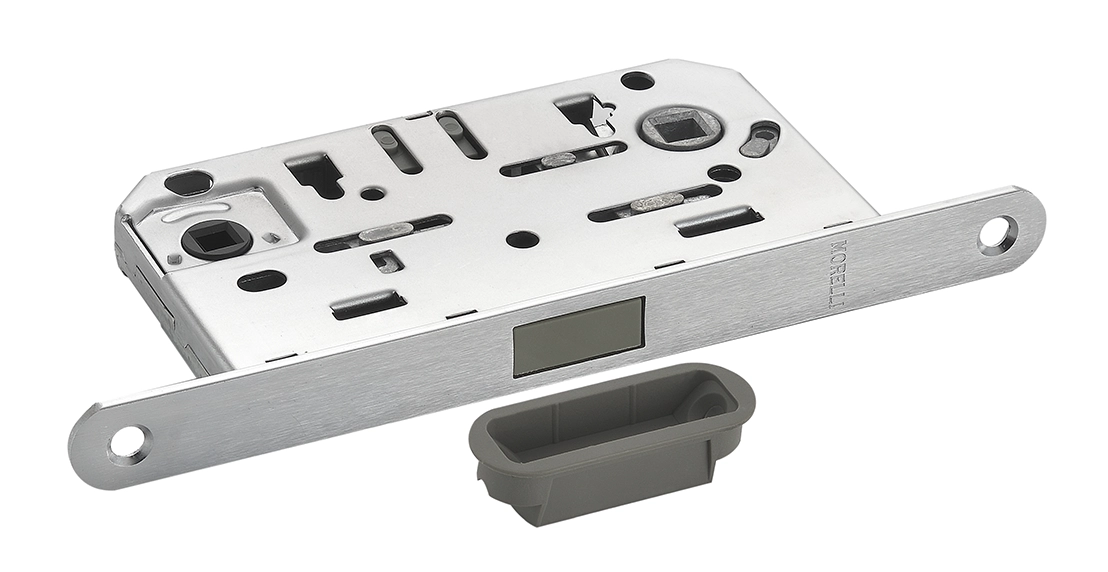 Защелка межкомнатная M1895 SSC магнитная, сантехническая, цвет суперматовый хром фото купить в Краснодаре