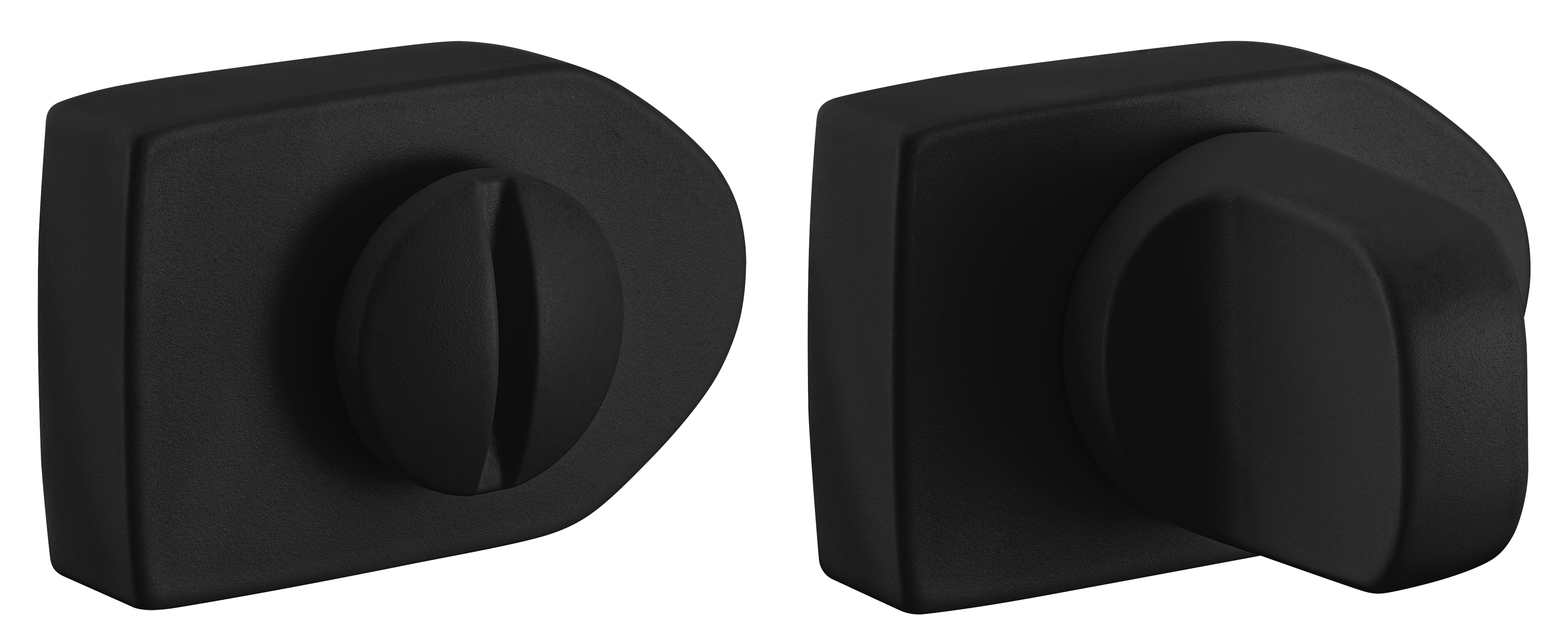 Завертка сантехническая LUX-WC-SH NERO-ST цвет - черный soft-touch фото купить Краснодар