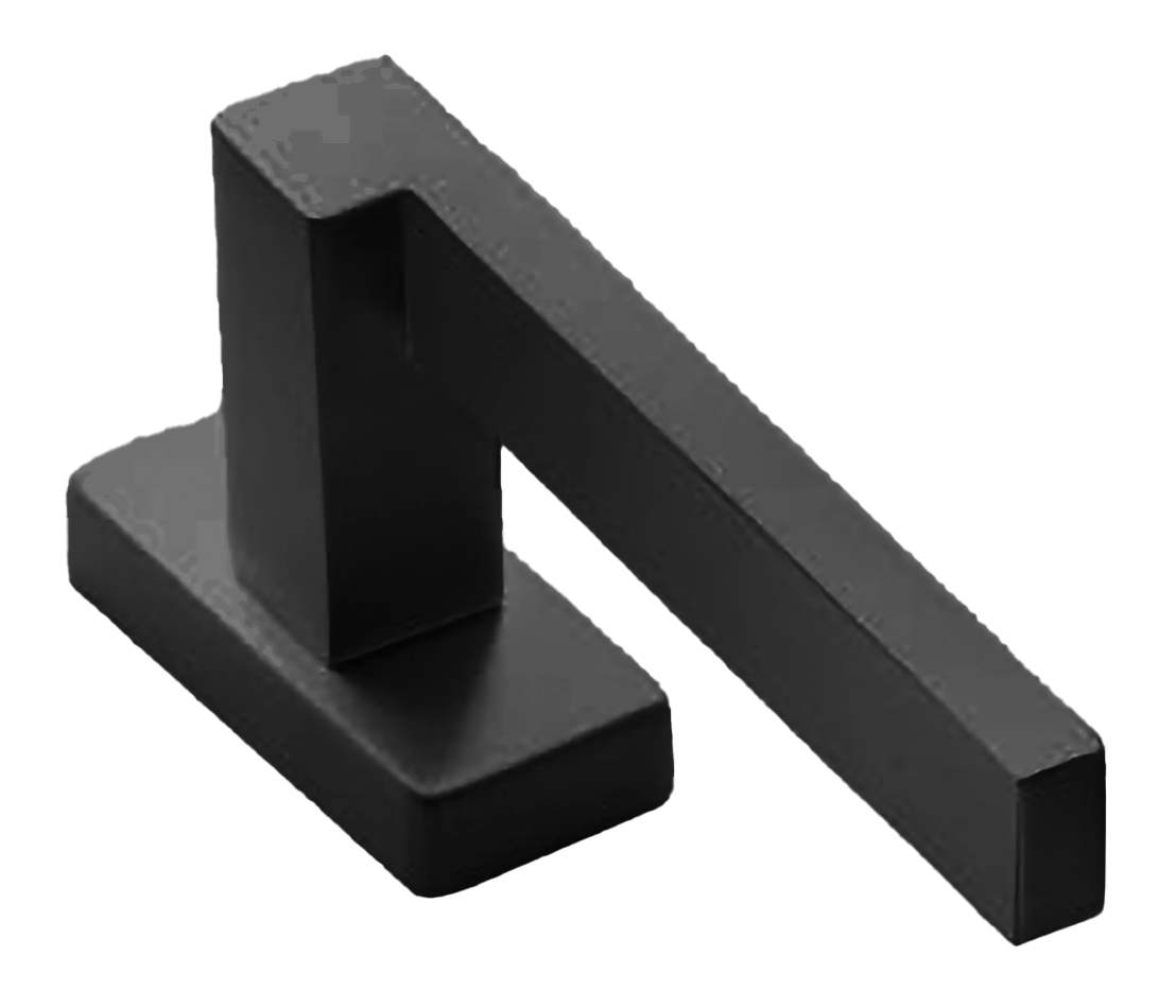 Ручка оконная STONE W1 NERO, цвет - черный фото купить в Краснодаре