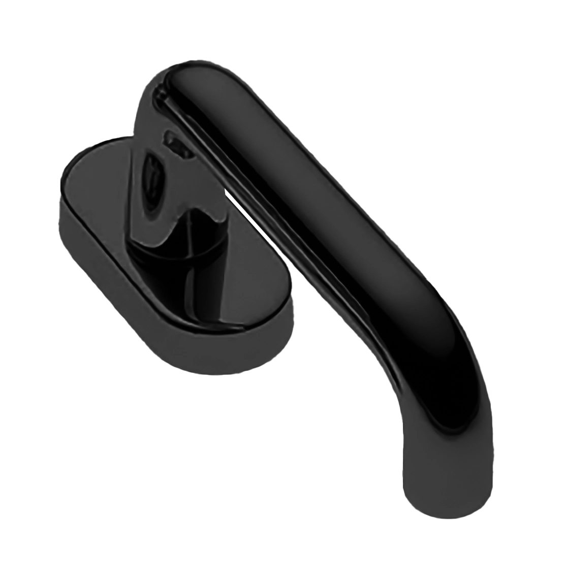 Ручка оконная IRIS W1 NERO, цвет - черный фото купить Краснодар