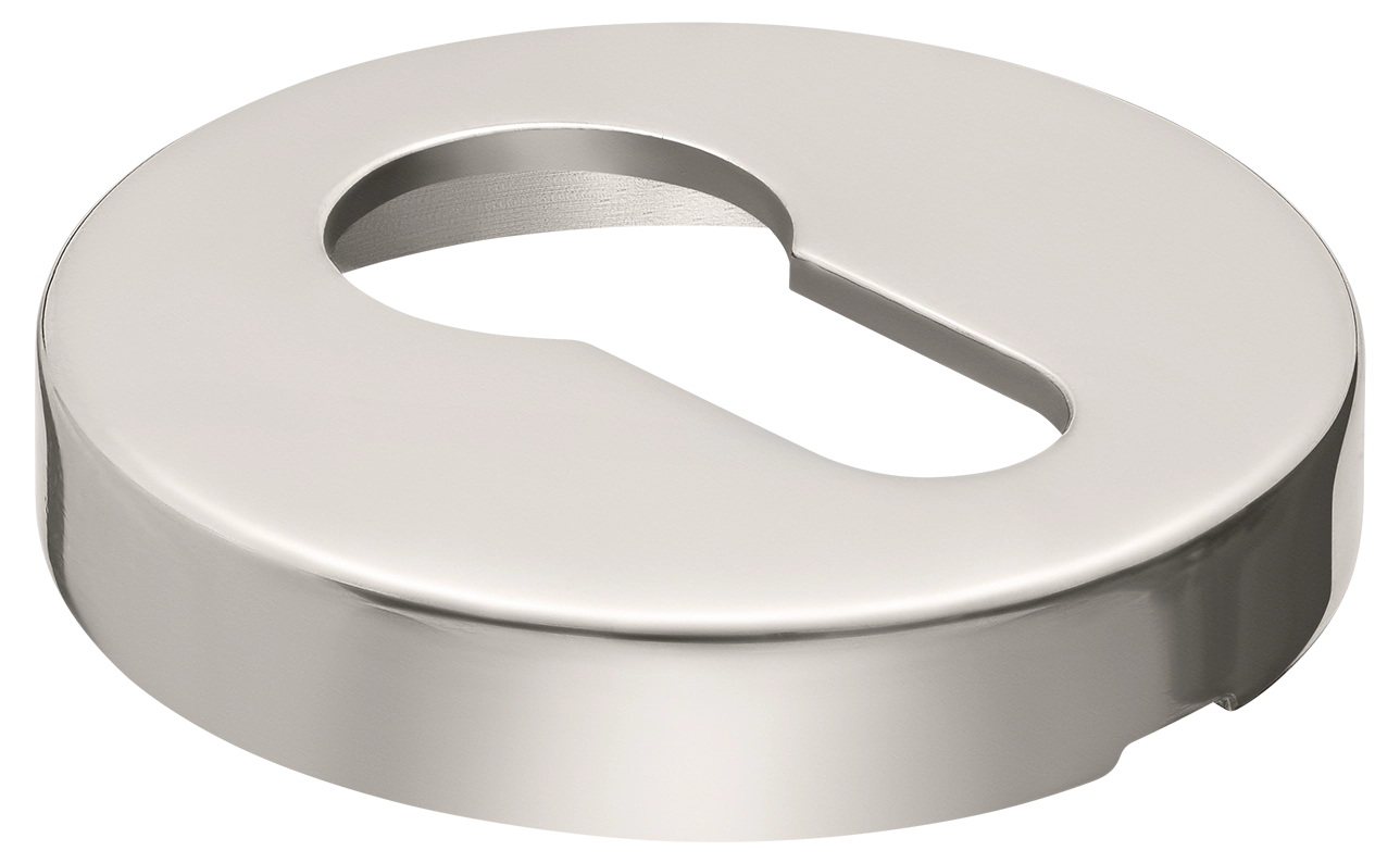 LUX-KH-R2 NIK, накладка на ключевой цилиндр на круглой розетке, цвет - никель фото 2 LUX-KH-R2 NIK, накладка на ключевой цилиндр на круглой розетке, цвет - никель фото купить в Краснодаре