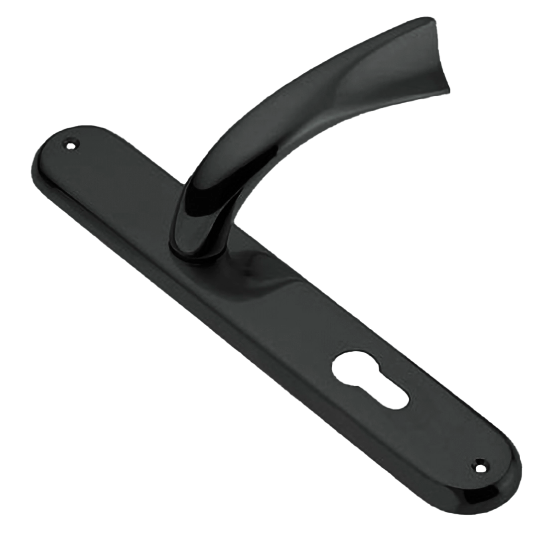 Ручка дверная на планке TENDER PL NIN, цвет черный никель, латунь фото купить в Краснодаре