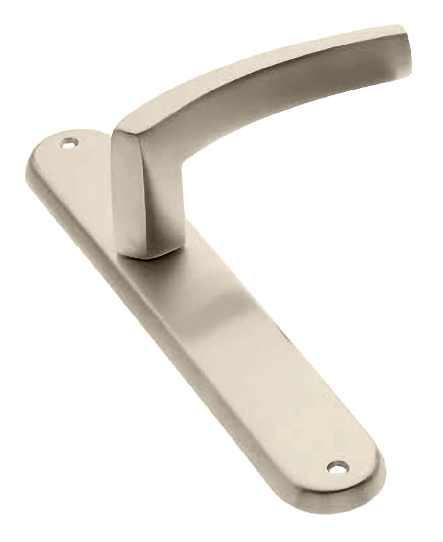 Ручка дверная на планке WIND PL NIS, цвет матовый никель, латунь фото купить в Краснодаре