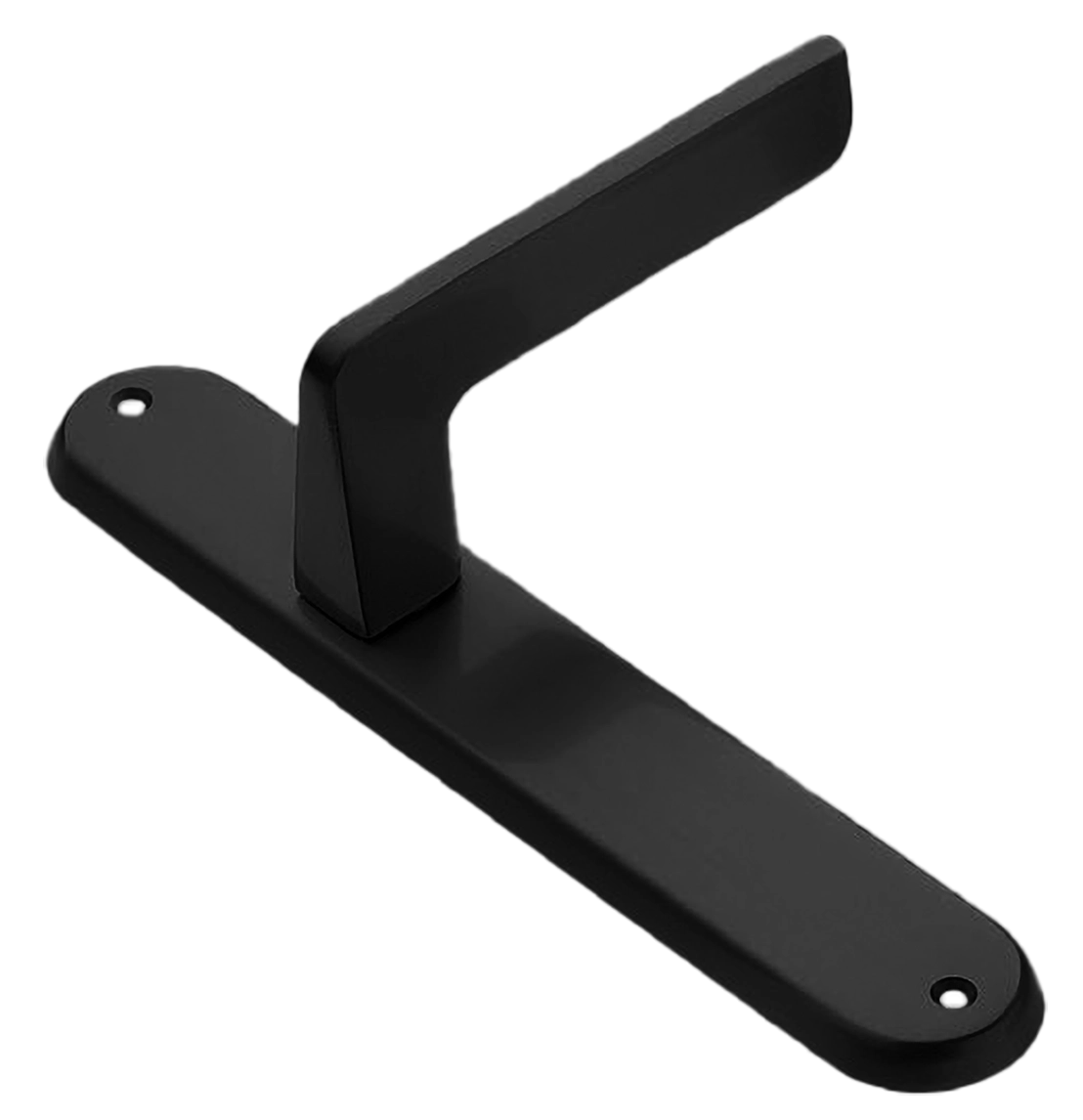 Ручка дверная на планке ROCK PL NERO, цвет черный, латунь фото купить в Краснодаре