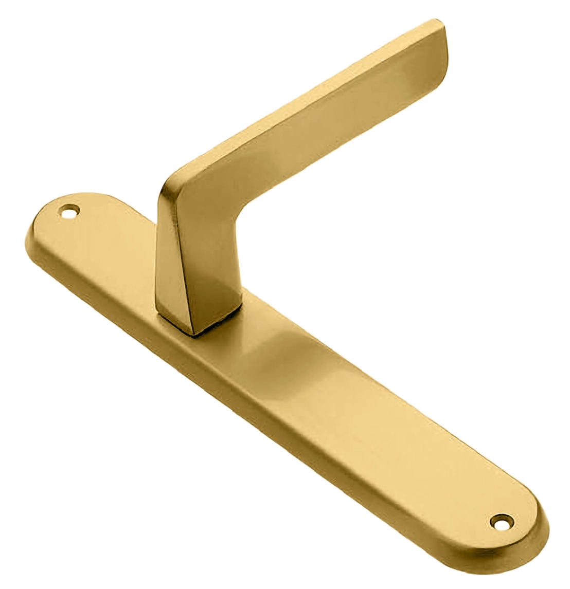 Ручка дверная на планке ROCK PL OSA, цвет матовое золото, латунь фото купить в Краснодаре