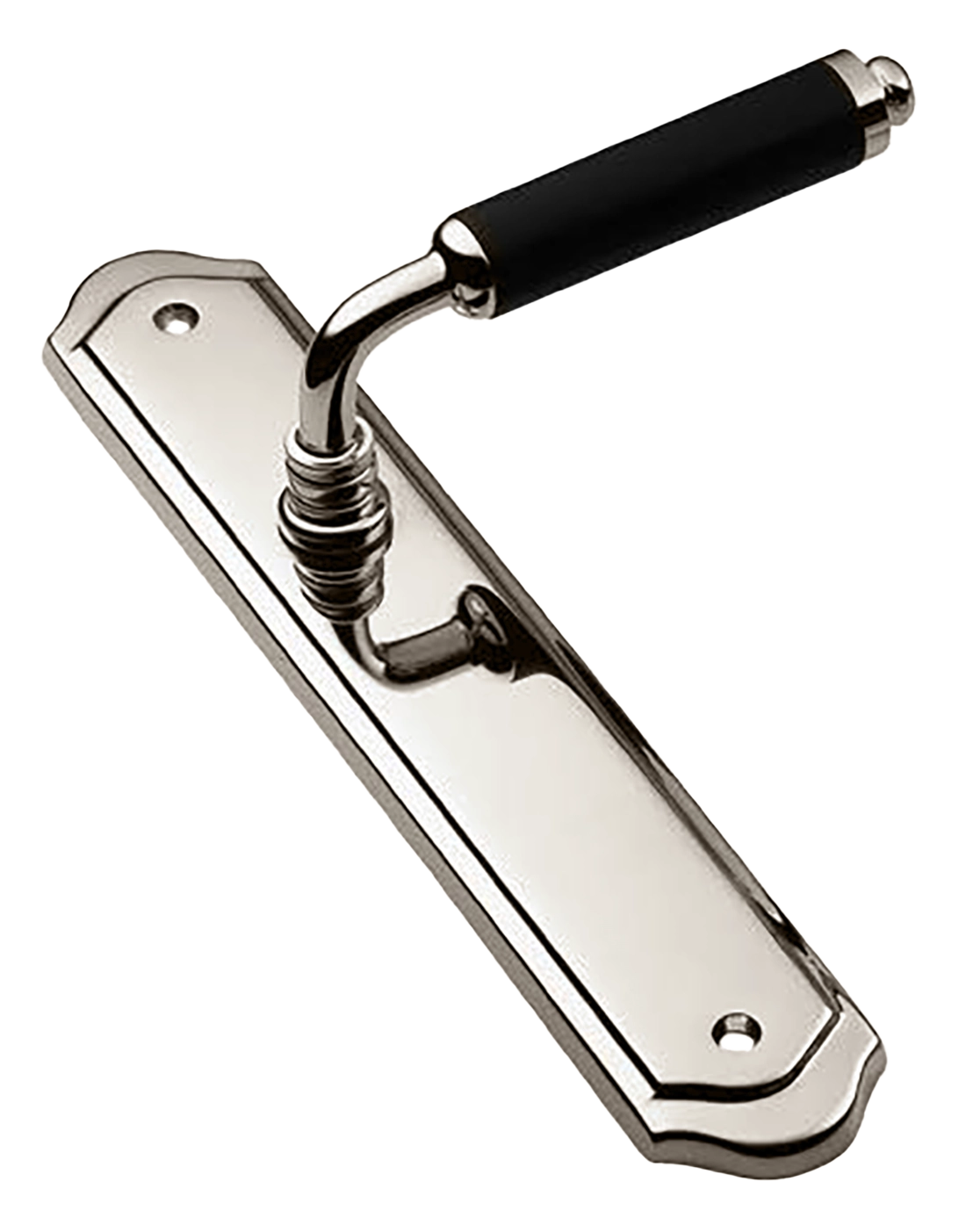 Ручка дверная на планке RIVA PL NIK, цвет никель, латунь фото купить в Краснодаре