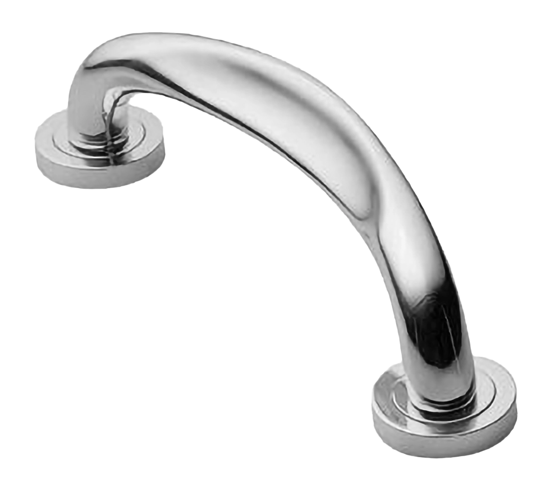 Ручка-скоба дверная RAFT PH CRO на круглой розетке, цвет хром, латунь фото купить в Краснодаре