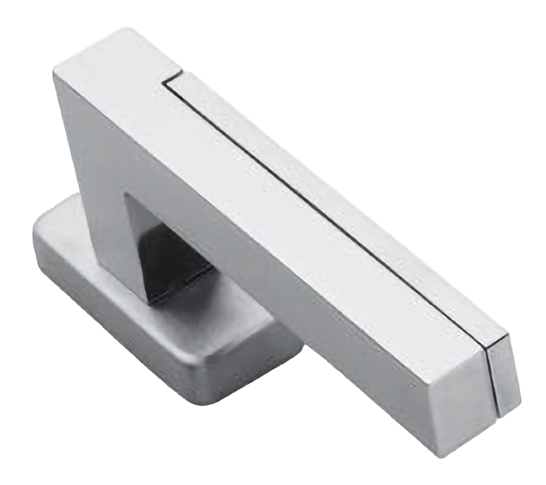 Ручка оконная ISLAND W1 CRO на прямоугольной розетке, цвет хром, латунь фото купить в Краснодаре