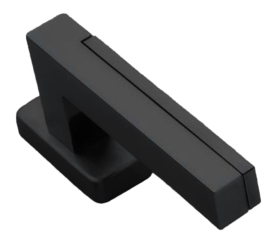 Ручка оконная ISLAND W1 NERO на прямоугольной розетке, цвет черный, латунь фото купить в Краснодаре