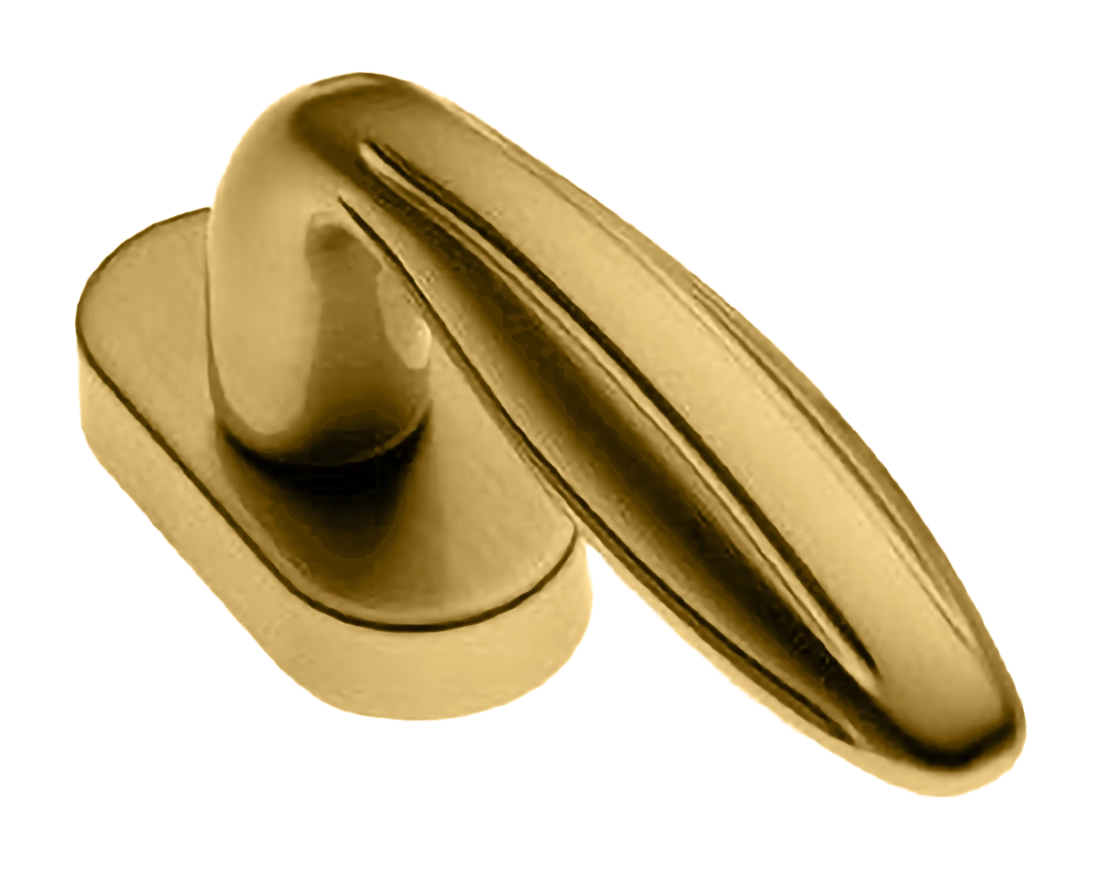 Ручка оконная BUD W1 OSA, цвет - матовое золото фото купить в Краснодаре