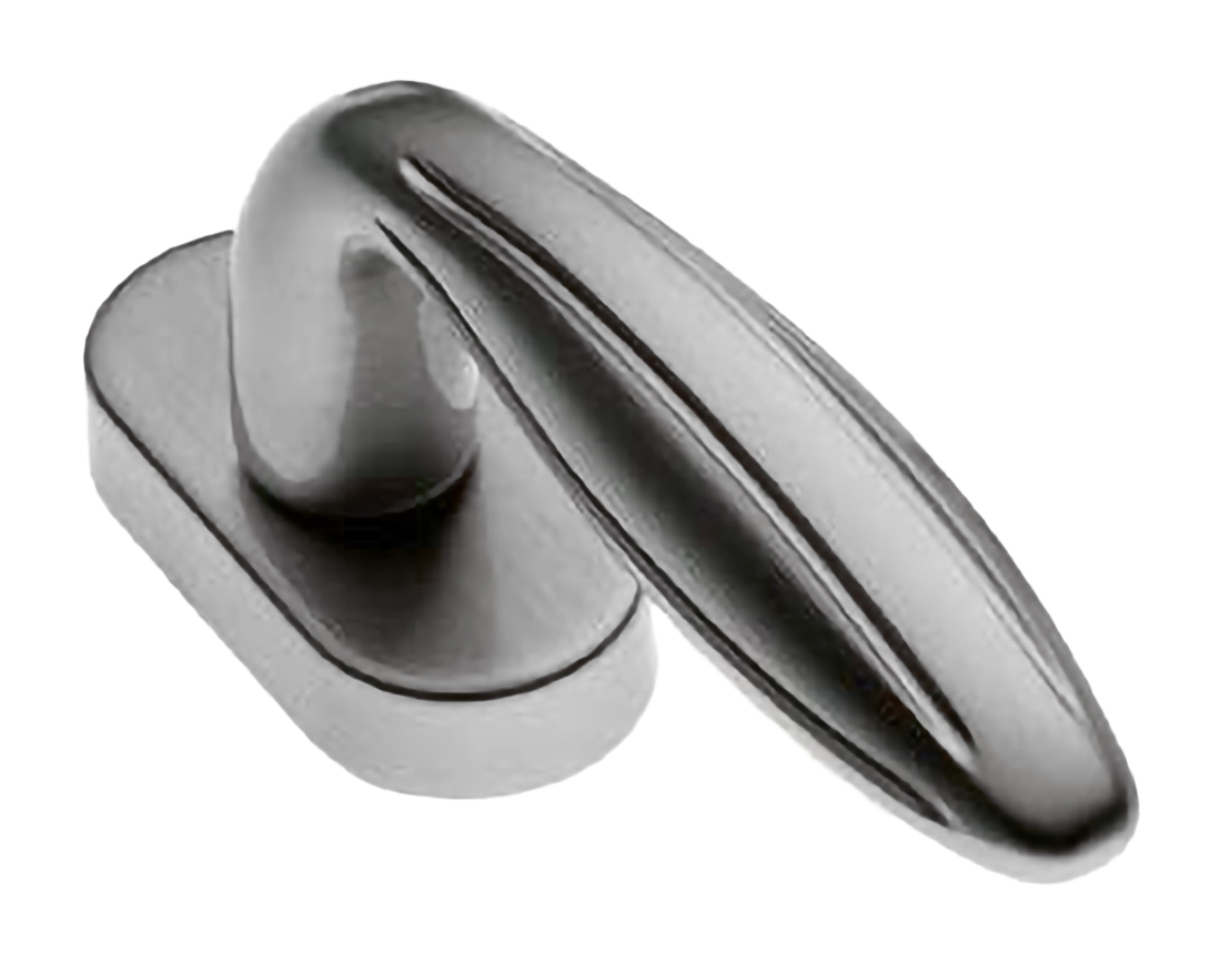 Ручка оконная BUD W1 CSA, цвет - матовый хром фото купить в Краснодаре