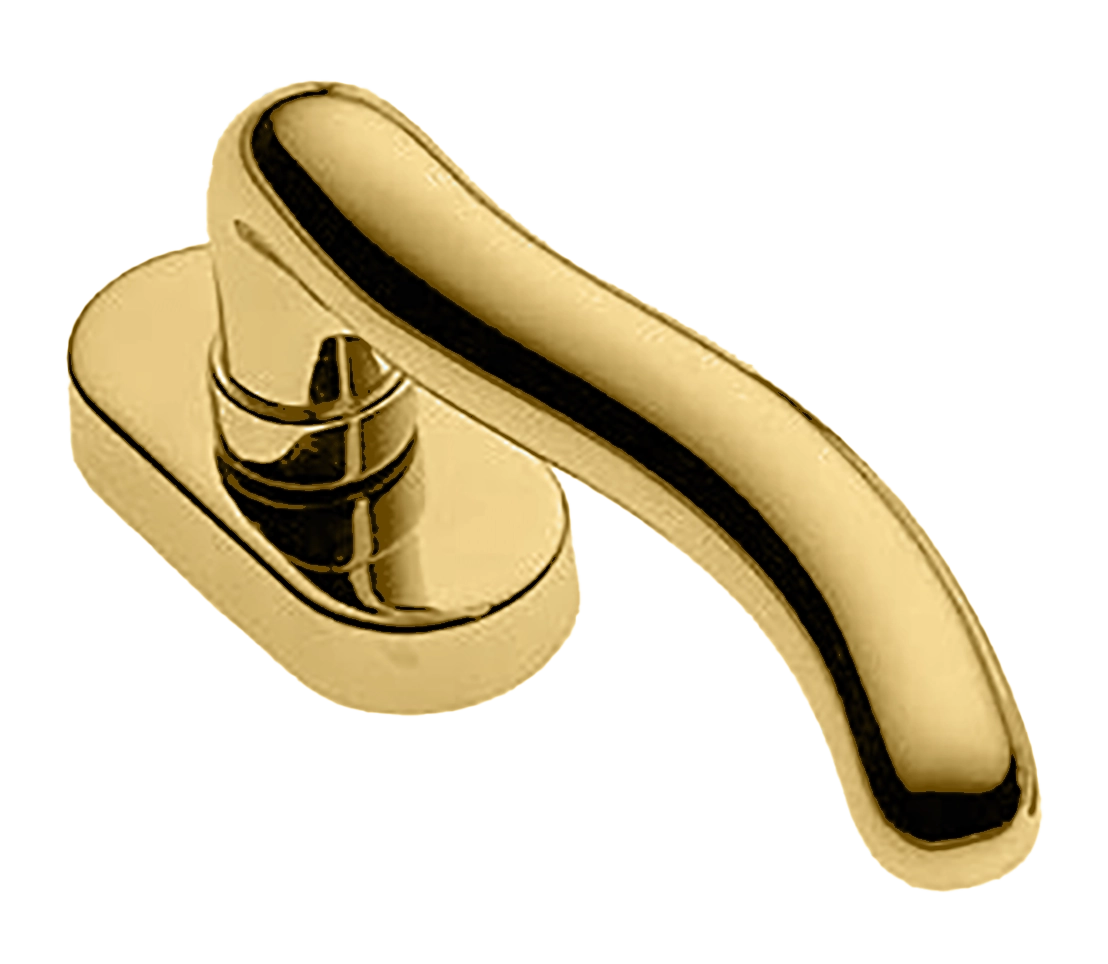 Ручка оконная SNAKE W1 OTL, цвет - золото фото купить в Краснодаре