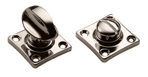 LUX-WC-RIVA NIK, завертка сантехническая на квадратной розетке для ручки RIVA, цвет - никель фото купить в Краснодаре