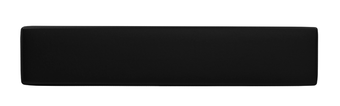 Ручка дверная SHUTTLE NERO-ST цвет черный soft-touch, ЦАМ фото купить в Краснодаре