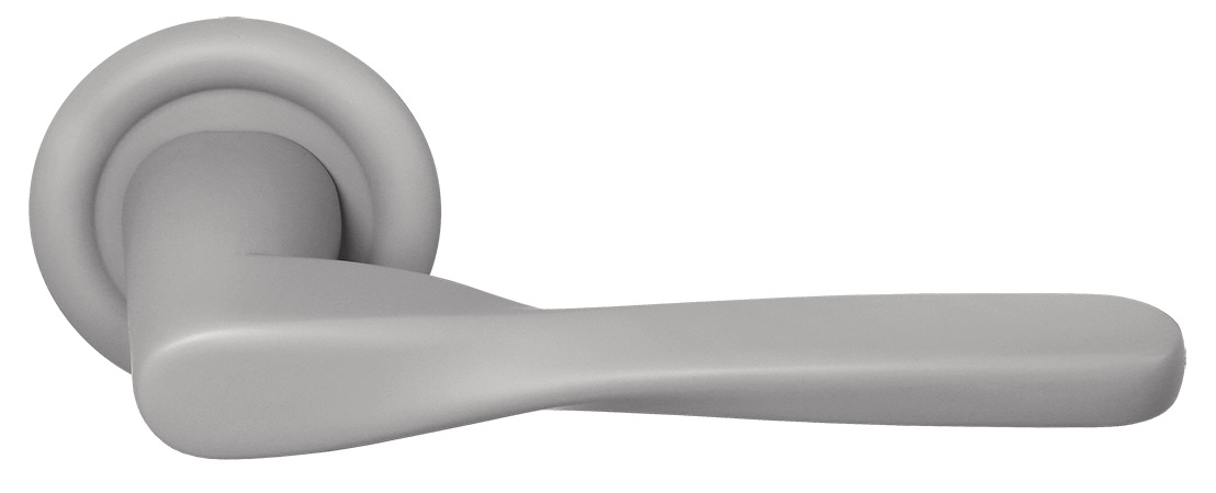 Ручка дверная THE OLYMPICS R7 SMI на круглой розетке, цвет Весенняя дымка/Spring Mist фото купить Краснодар