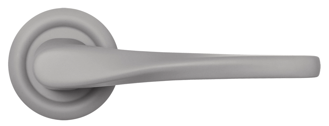 Ручка дверная THE OLYMPICS R7 SMI на круглой розетке, цвет Весенняя дымка/Spring Mist фото купить в Краснодаре