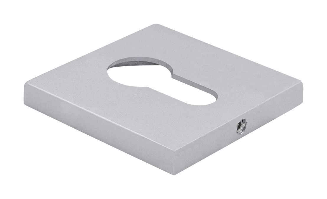 Накладка на замок MH-KH-S6 ASC под евроцилиндр, цвет анодированный матовый хром фото купить Краснодар