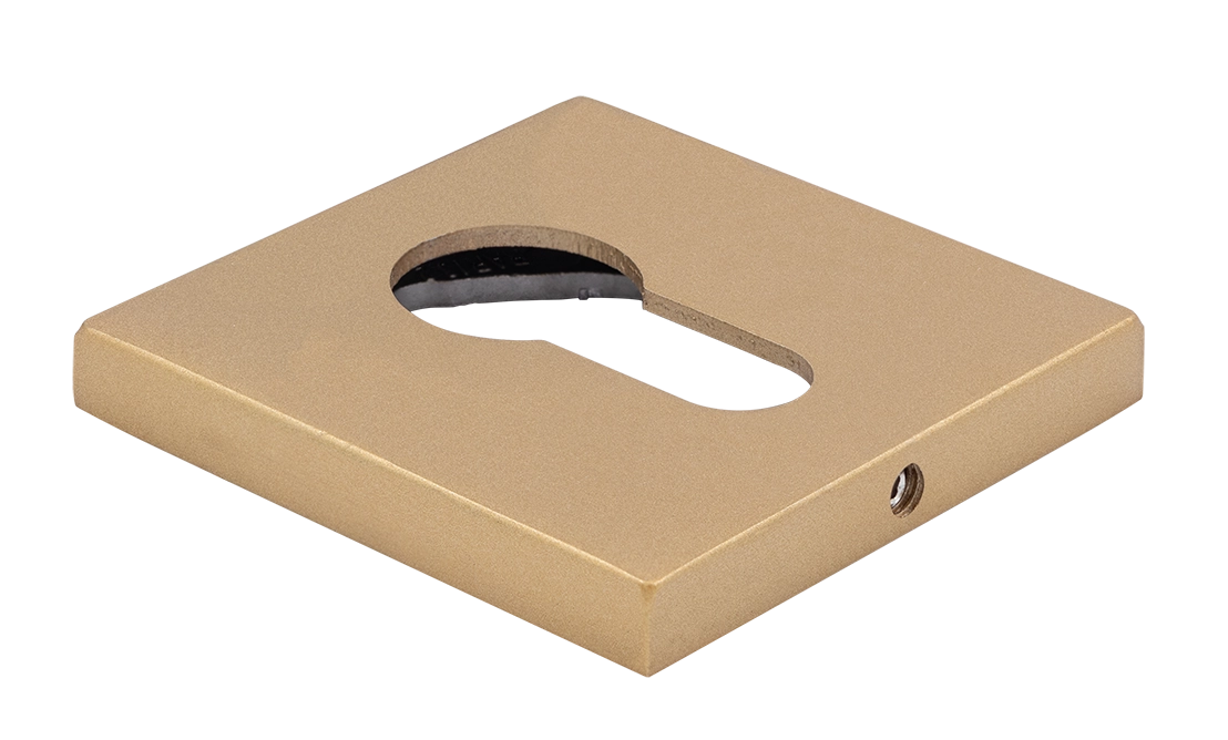 Накладка на замок MH-KH-S6 FTG под евроцилиндр, цвет матовое итальянское золото фото купить Краснодар