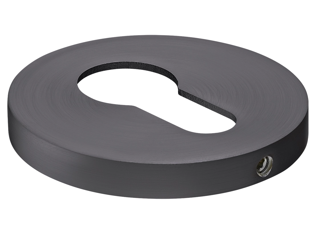 Накладка на замок MH-KH-R6 GR на круглой розетке, цвет матовый графит фото купить Краснодар