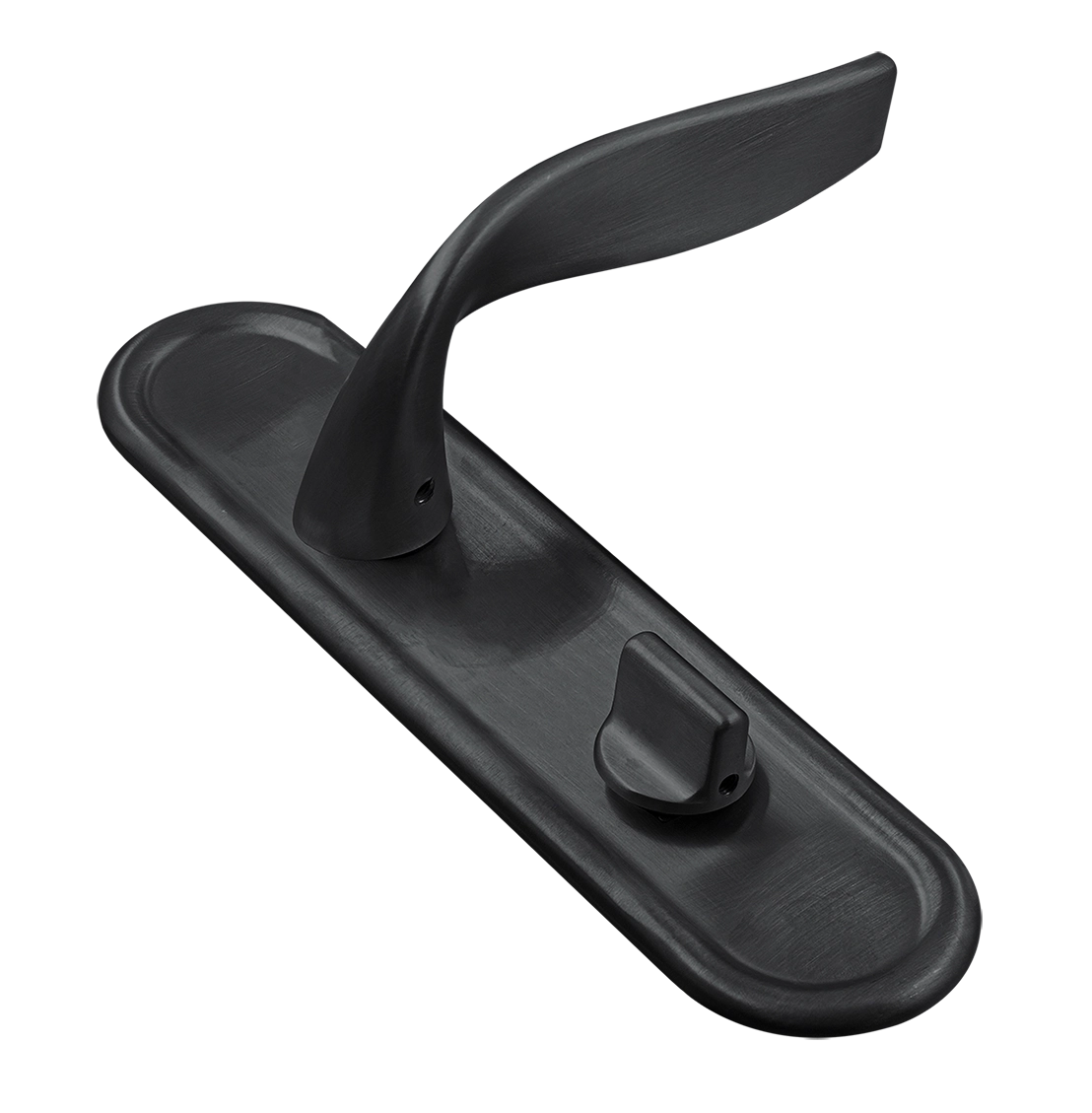 Ручка дверная SKYSCRAPER PLR WC SST на планке под сантехническую завертку, цвет Летняя гроза/Summer Storm фото купить Краснодар