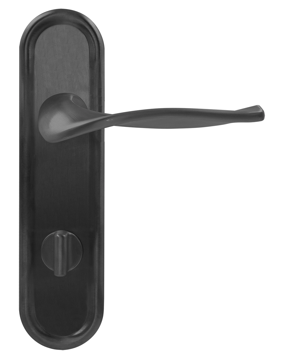 Ручка дверная SKYSCRAPER PLR WC SST на планке под сантехническую завертку, цвет Летняя гроза/Summer Storm фото купить в Краснодаре