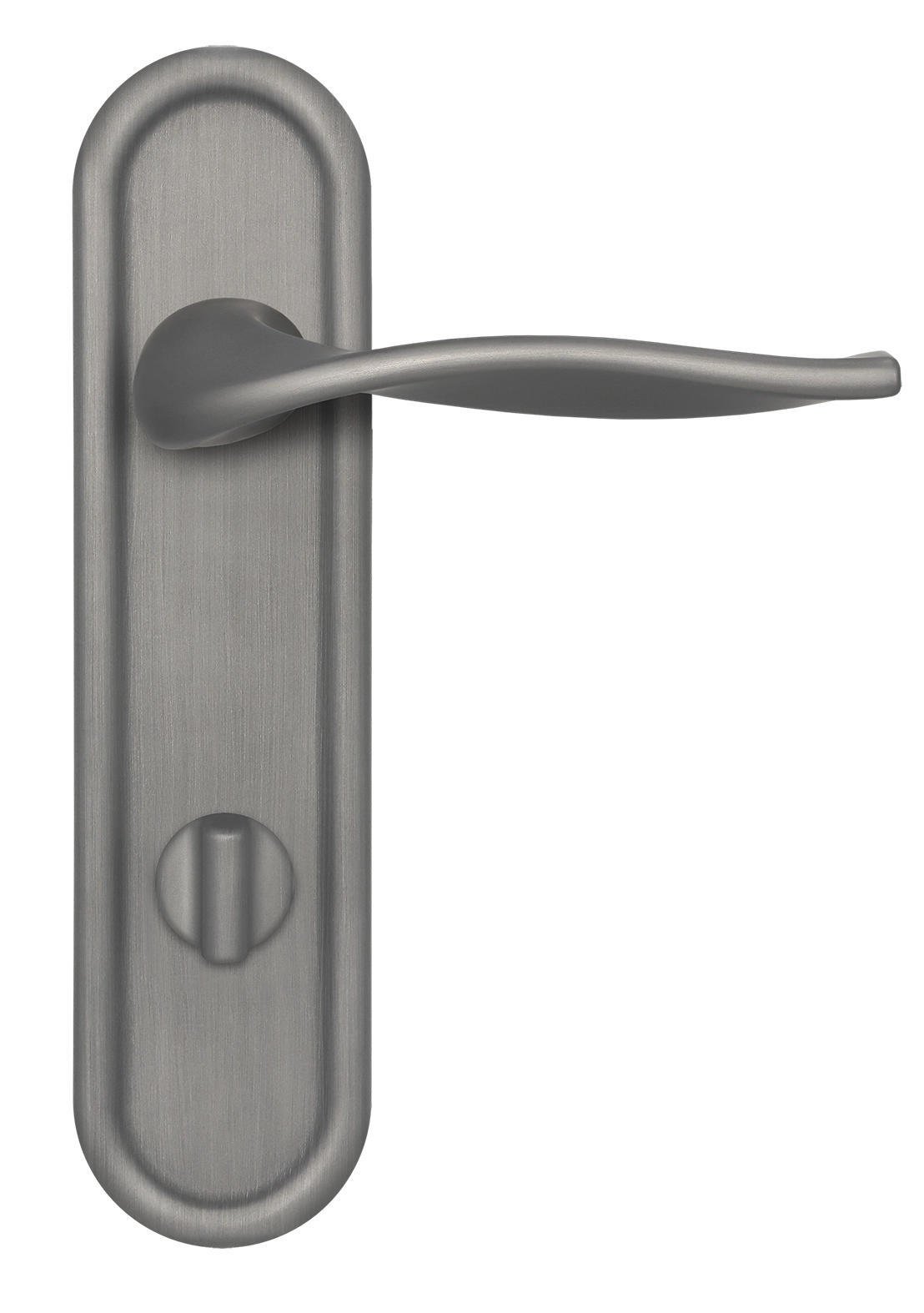 Ручка дверная SKYSCRAPER PLR WC WF на планке под сантехническую завертку, цвет Зимняя стужа/Winter Frost фото купить в Краснодаре