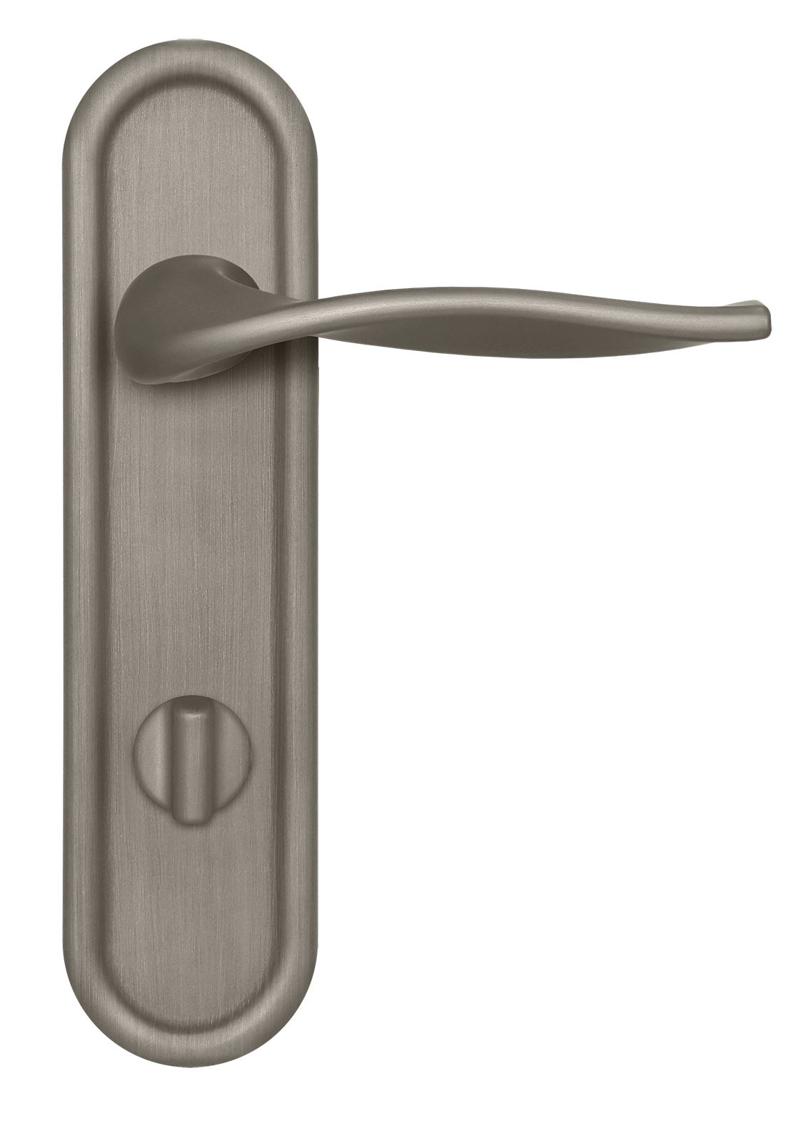 Ручка дверная SKYSCRAPER PLR WC SMI на планке под сантехническую завертку, цвет Весенняя дымка/Spring Mist фото купить в Краснодаре