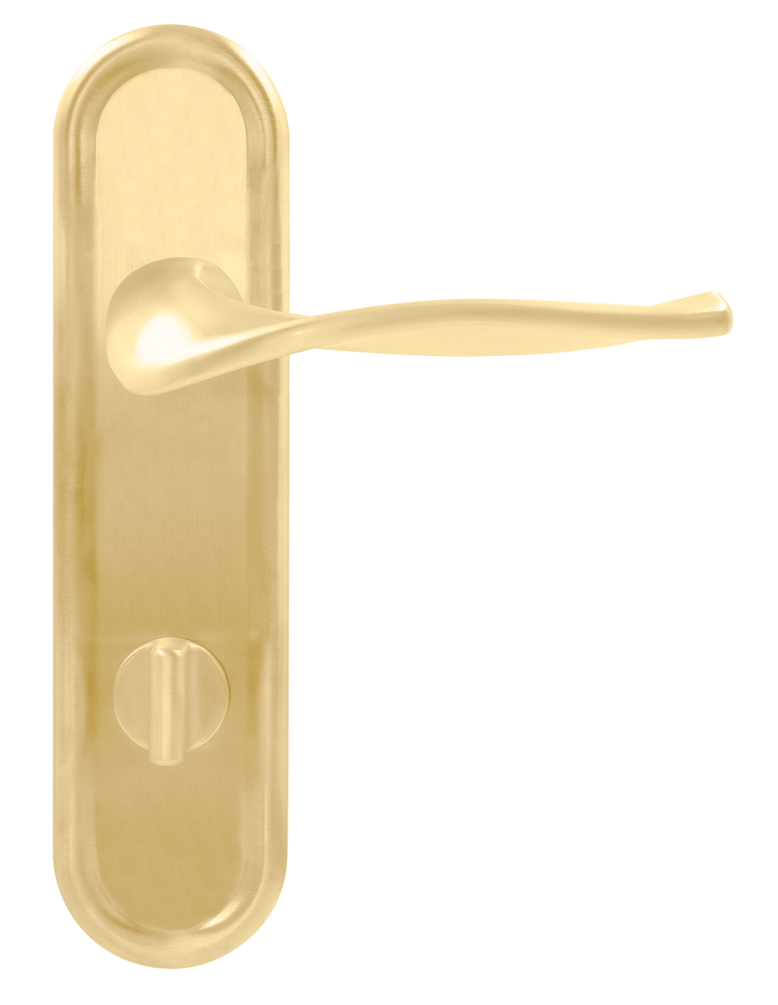 Ручка дверная SKYSCRAPER PLR WC AH на планке под сантехническую завертку, цвет Осенний мёд/Autumn Honey фото купить в Краснодаре