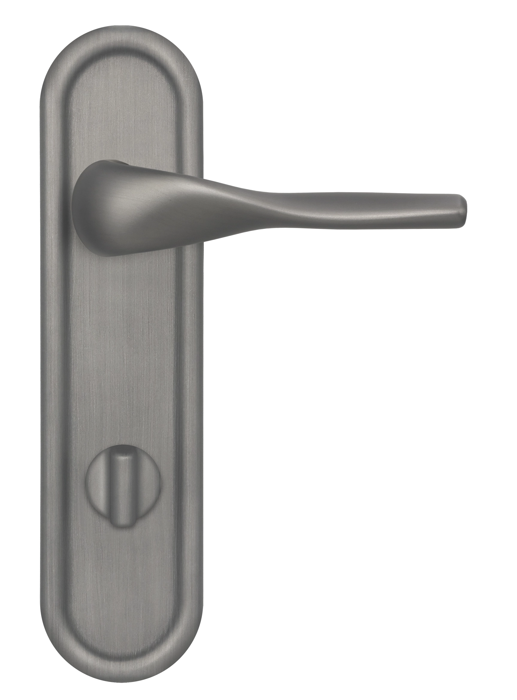 Ручка дверная LVB PLR WC WF на планке под сантехническую завертку, цвет Зимняя стужа/Winter Frost фото купить в Краснодаре