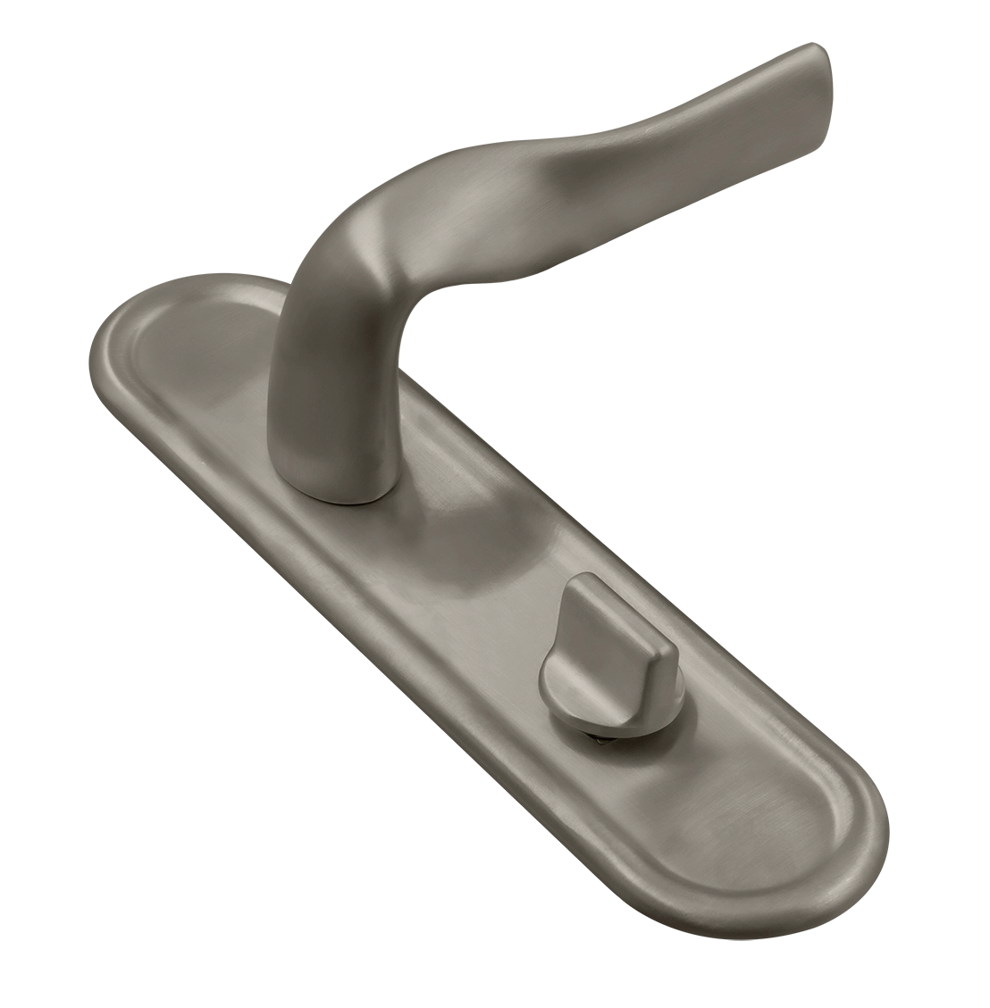 Ручка дверная LVB PLR WC SMI на планке под сантехническую завертку, цвет Весенняя дымка/Spring Mist фото купить Краснодар