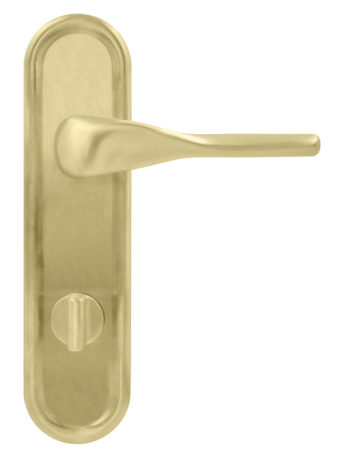 Ручка дверная LVB PLR WC AH на планке под сантехническую завертку, цвет Осенний мёд/Autumn Honey фото купить в Краснодаре