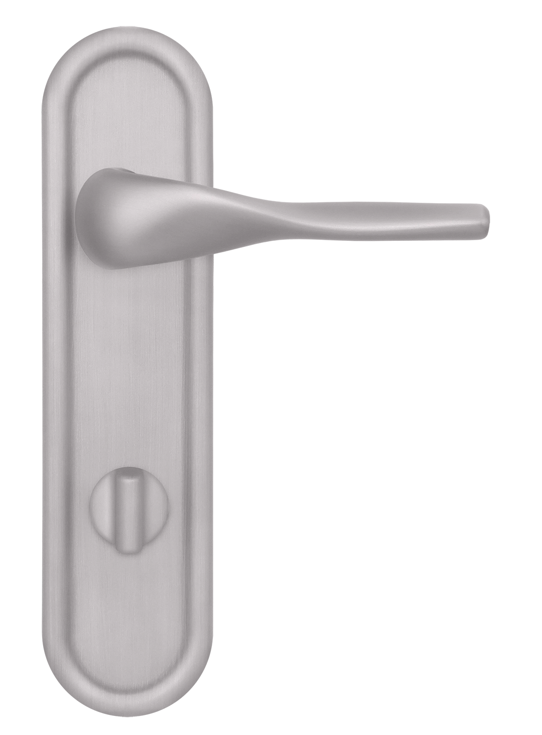 Ручка дверная LVB PLR WC SSW на планке под сантехническую завертку, цвет Стокгольмский снегопад/Stockholm Snowfall фото купить в Краснодаре