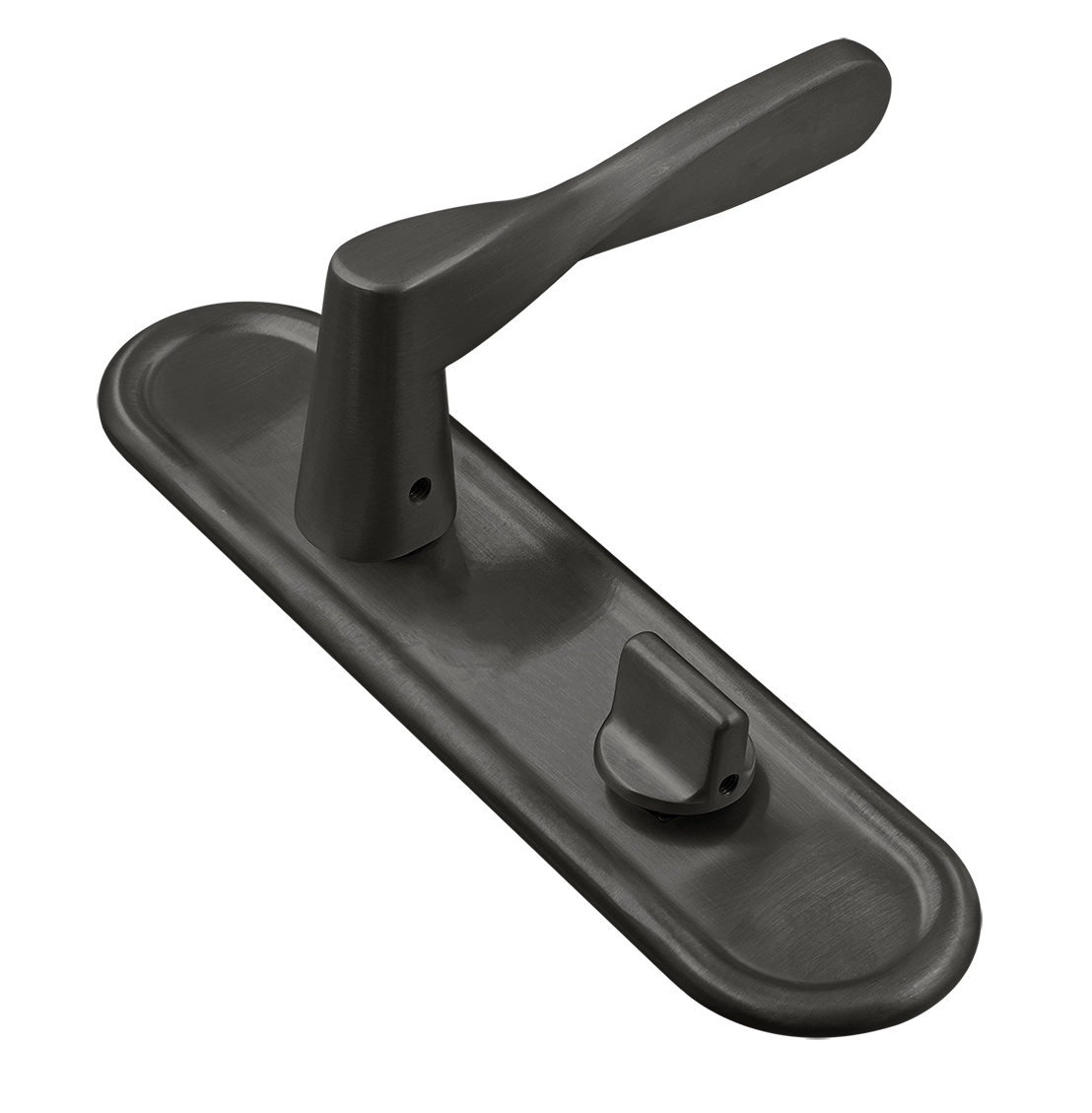 Ручка дверная THE OLYMPICS PLR WC SST на планке под сантехническую завертку, цвет Летняя гроза/Summer Storm фото купить Краснодар