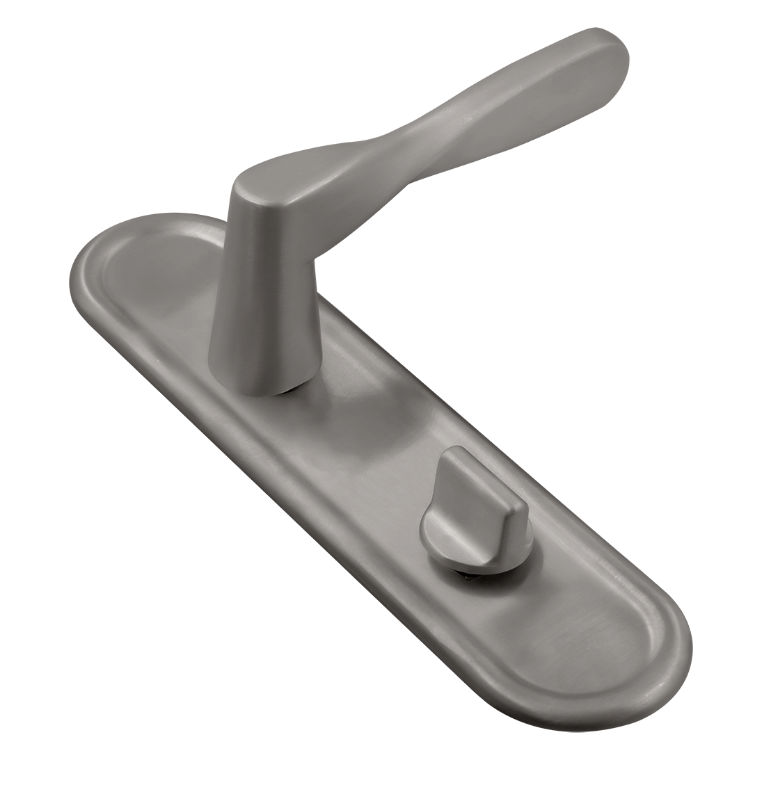 Ручка дверная THE OLYMPICS PLR WC WF на планке под сантехническую завертку, цвет Зимняя стужа/Winter Frost фото купить Краснодар