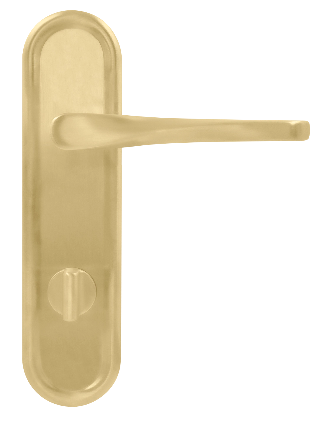 Ручка дверная THE OLYMPICS PLR WC AH на планке под сантехническую завертку, цвет Осенний мёд/Autumn Honey фото купить в Краснодаре