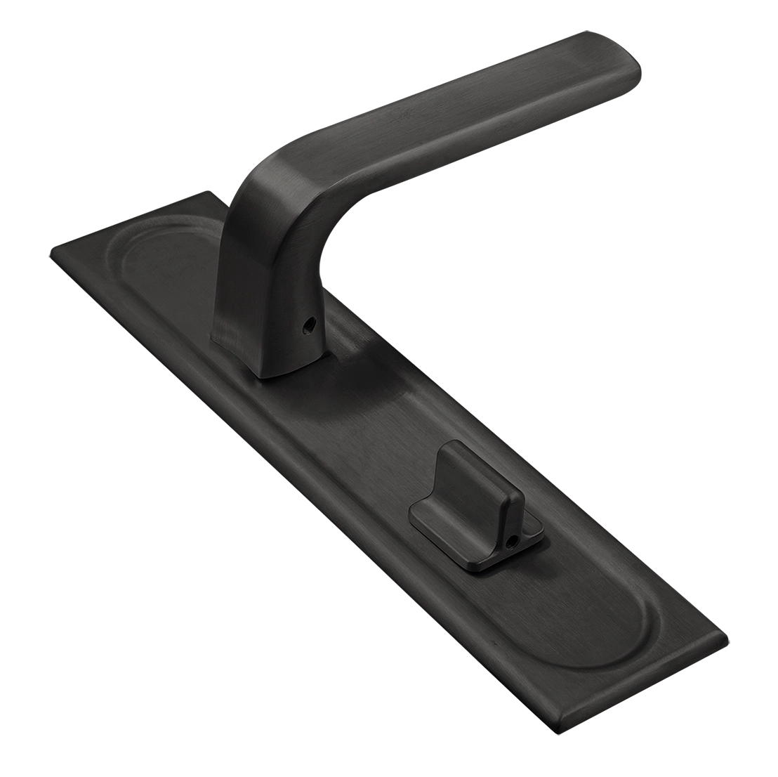 Ручка дверная THE BUS STATION PLS WC SST на планке под сантехническую завертку, цвет Летняя гроза/Summer Storm фото купить Краснодар