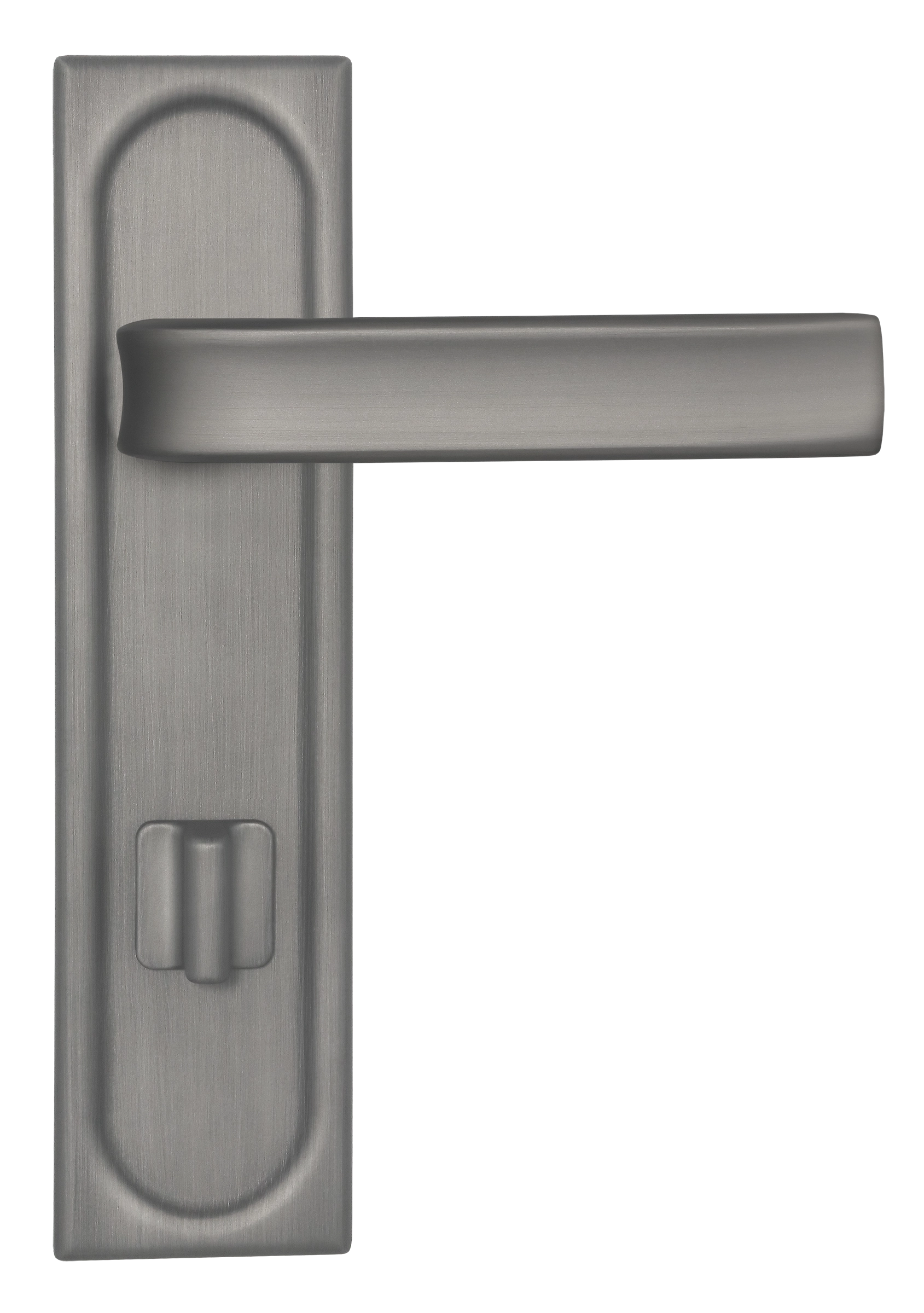 Ручка дверная THE BUS STATION PLS WC WF на планке под сантехническую завертку, цвет Зимняя стужа/Winter Frost фото купить в Краснодаре