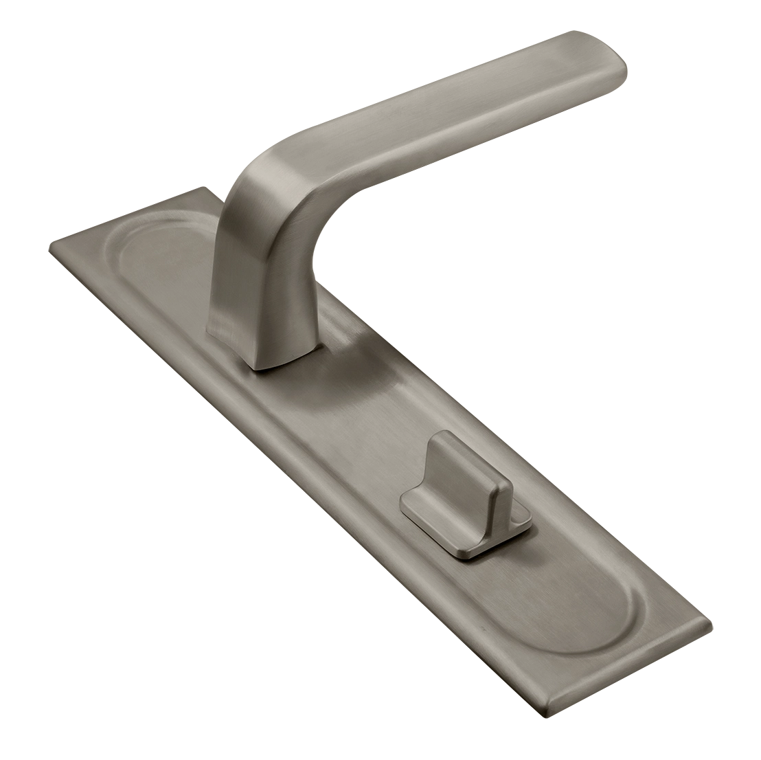 Ручка дверная THE BUS STATION PLS WC SMI на планке под сантехническую завертку, цвет Весенняя дымка/Spring Mist фото купить Краснодар