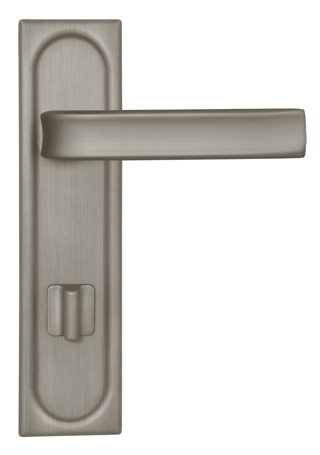 Ручка дверная THE BUS STATION PLS WC SMI на планке под сантехническую завертку, цвет Весенняя дымка/Spring Mist фото купить в Краснодаре