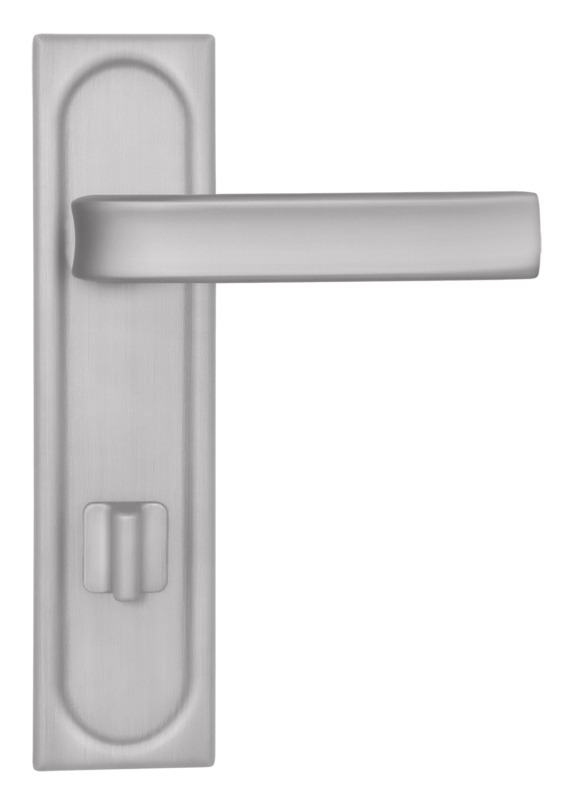 Ручка дверная THE BUS STATION PLS WC SSW на планке под сантехническую завертку, цвет Стокгольмский снегопад/Stockholm Snowfall фото купить в Краснодаре