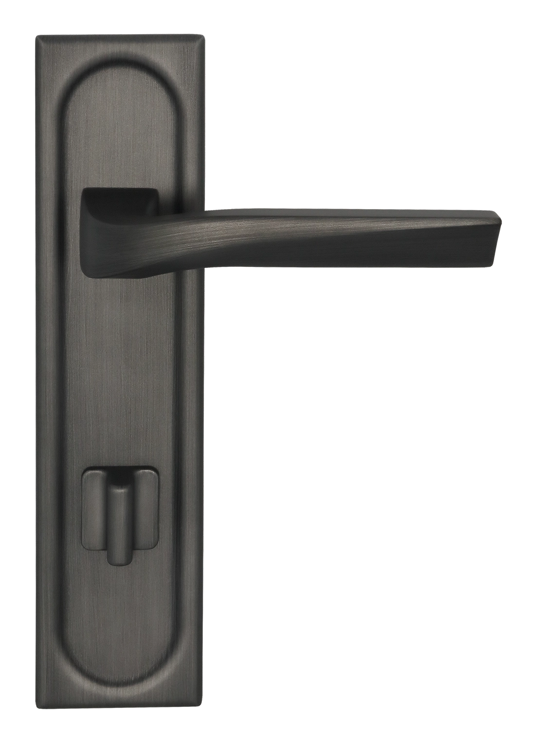 Ручка дверная WD CONCERT HALL PLS WC SST на планке под сантехническую завертку, цвет Летняя гроза/Summer Storm фото фурнитура Краснодар