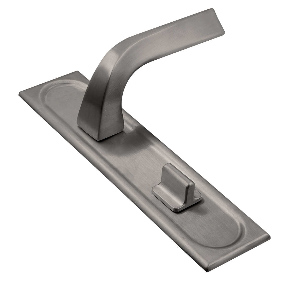 Ручка дверная WD CONCERT HALL PLS WC WF на планке под сантехническую завертку, цвет Зимняя стужа/Winter Frost фото купить Краснодар