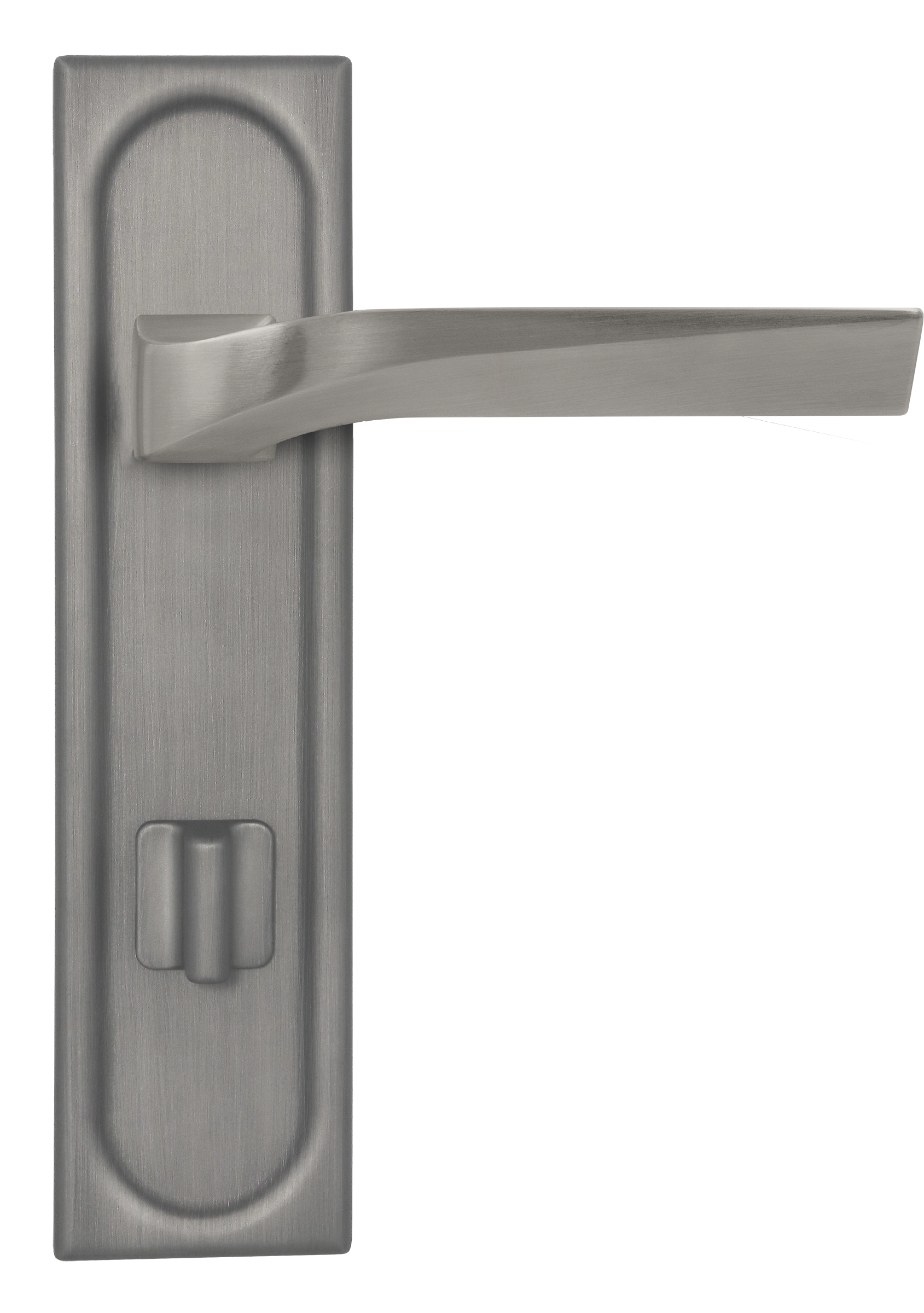 Ручка дверная WD CONCERT HALL PLS WC WF на планке под сантехническую завертку, цвет Зимняя стужа/Winter Frost фото купить в Краснодаре