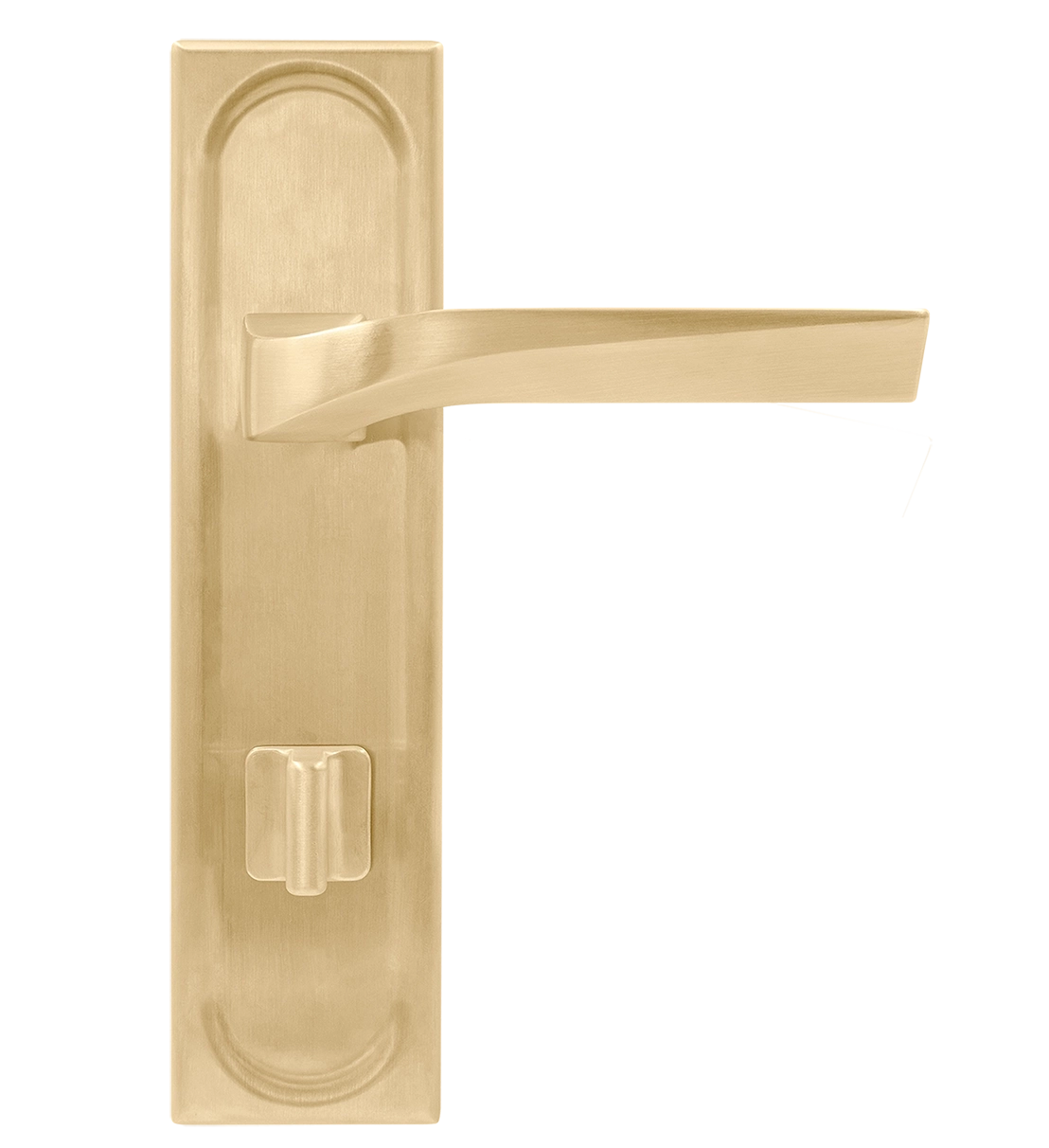 Ручка дверная WD CONCERT HALL PLS WC AH на планке под сантехническую завертку, цвет Осенний мёд/Autumn Honey фото купить в Краснодаре