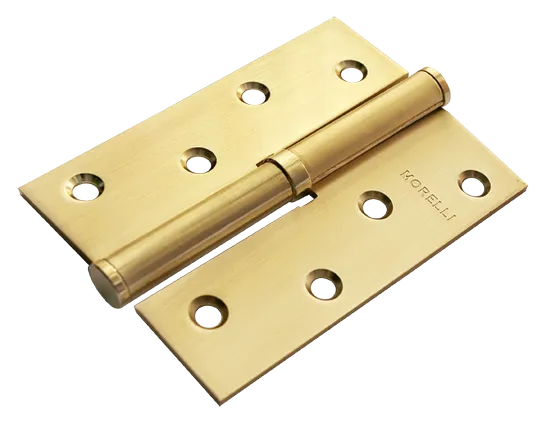 Петля разъемная карточная MSND 100X70X2.5 SG R с подшипником стальная правая, врезная, цвет матовое золото фото купить Краснодар