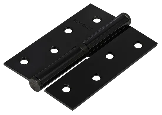 Петля карточная разъемная MSND 100X70X2.5 BL L с подшипником стальная левая, врезная цвет черный фото купить Краснодар