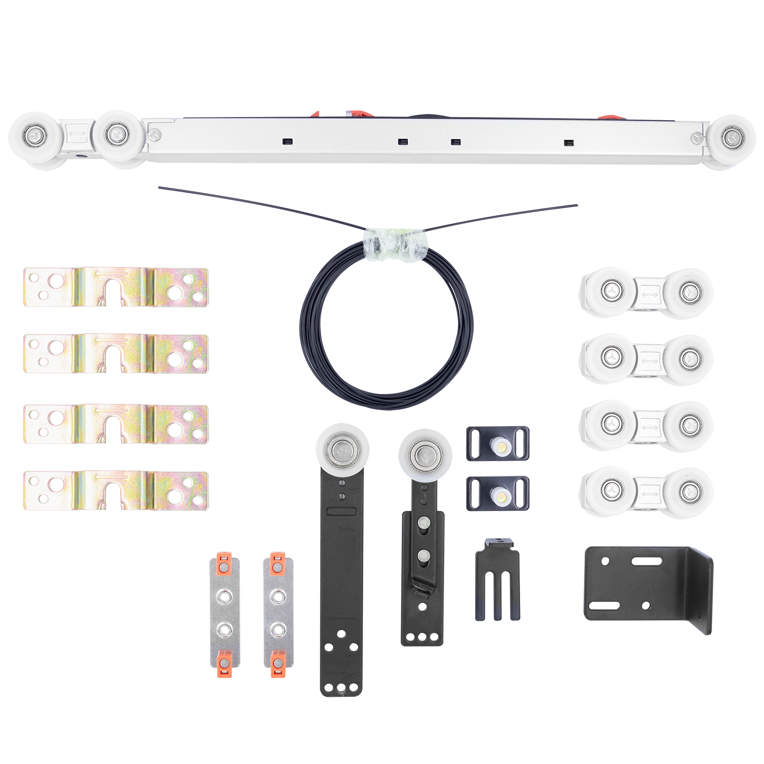 SET-TS 3+1, комплект системы TS для раздвижных дверей на 4 полотна (3 подвижных и 1 стационарное) фото купить Краснодар