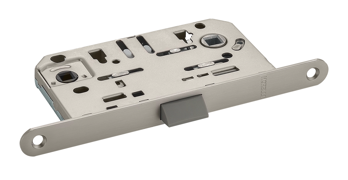 Замок межкомнатный 1895P MSN бесшумный многофункциональный, цвет матовый сатинированный никель фото купить Краснодар