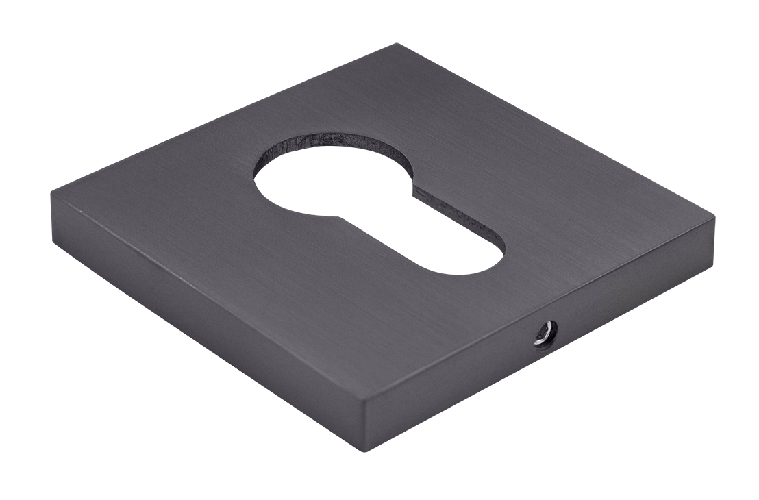 Накладка на замок MH-KH-S6 GR под евроцилиндр, цвет graphite фото купить Краснодар